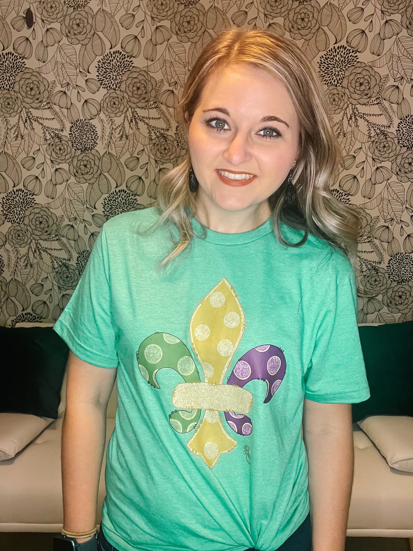 Fleur De Lis Mardi Grad Shirt