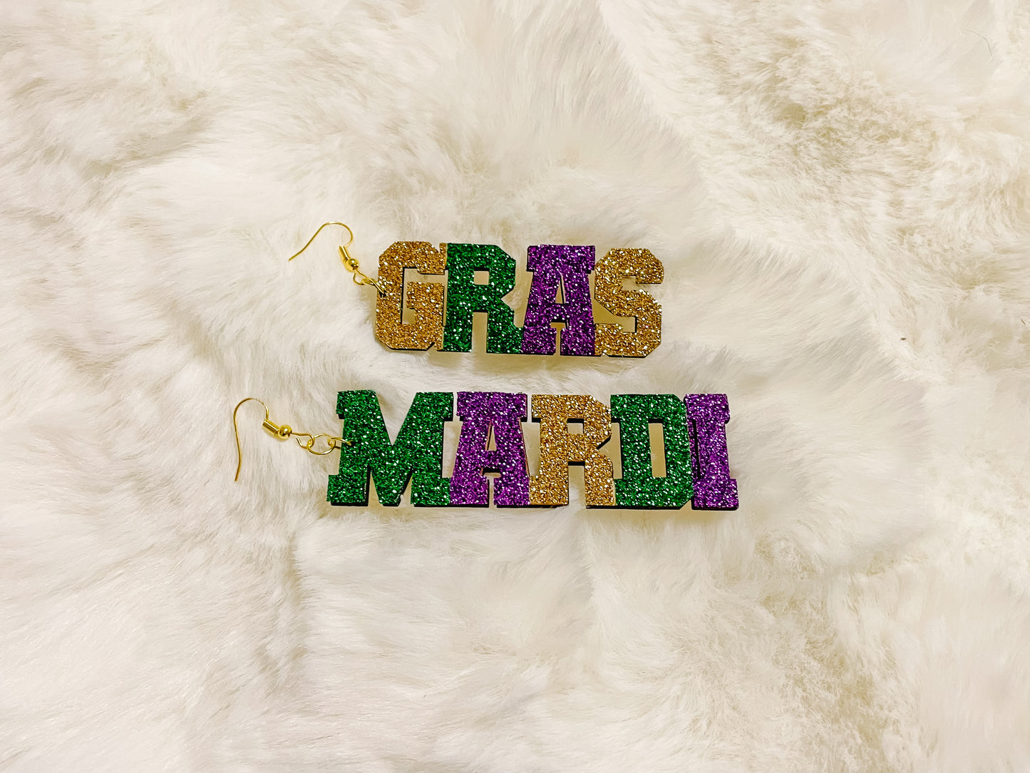 Mardi Gras Earrings