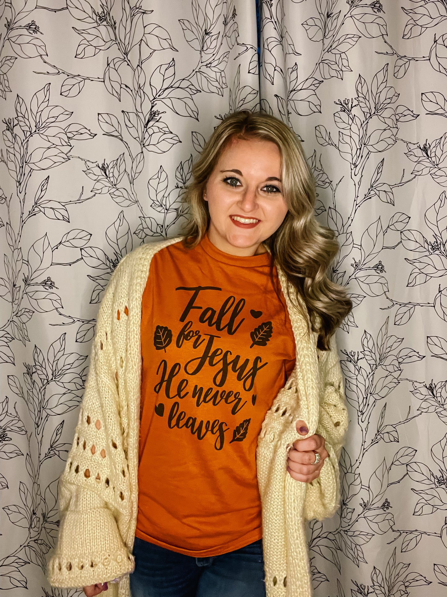 Fall for Jesus He Never Leaves